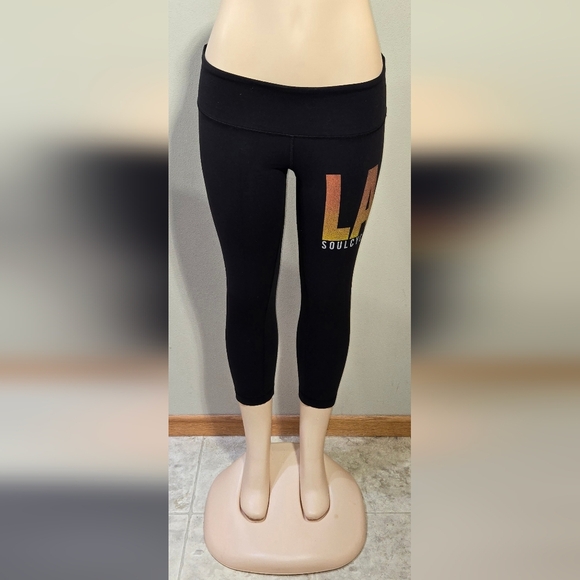 Lululemon Leggings LA Soulcycle Women's Size 6 - Picture 2 of 8